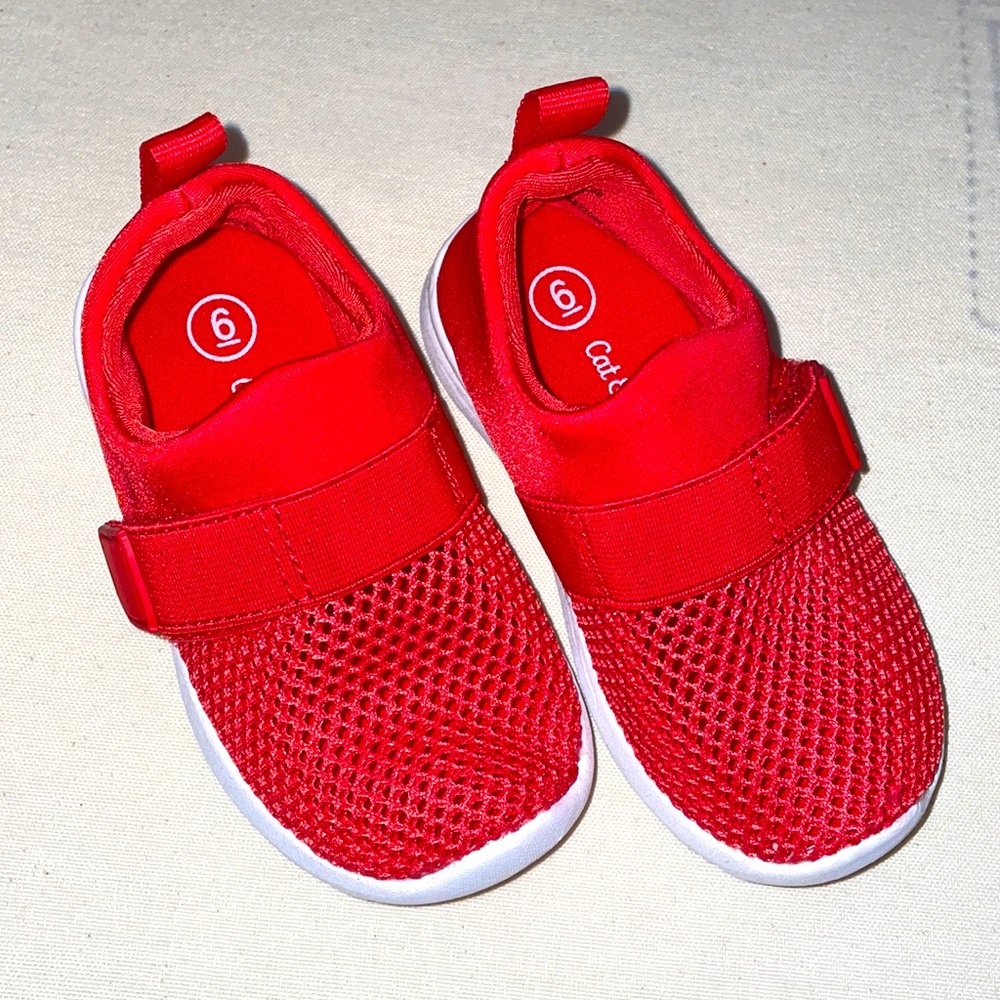 NWOT!! Red Mesh Toddler Shoes